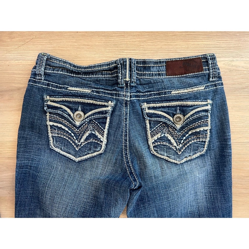 Hydraulic Women's size 10 Regular Jeans -‎ Decorative Pockets - Boot Cut